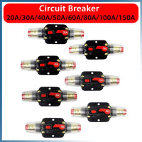 {{ 2 PCS AMP Circuit Breaker Dual Battery IP67 Waterproof 12V 24V Fuse Manual Reset }} - Buy Car Parts Online at {{ Kaka Auto Parts }}.