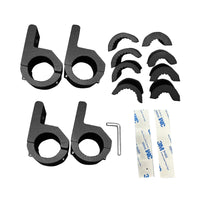 4x 19-32mm (1.2 Inch) Bullbar Pipe Mount Bracket Clamps Suitable For LED Work Light Bar 3 Set Insert