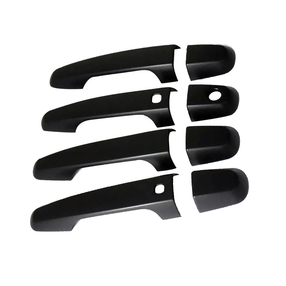 4PCS Matt Black Door Handle Cover Suitable For Mitsubishi Triton MQ MR 2015-2021