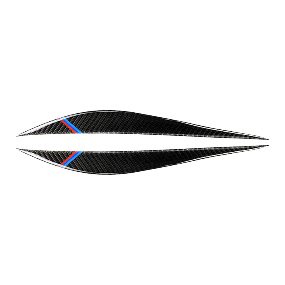 Carbon Fiber Eyelids Eyebrow Headlight Retrofit Accessories Suitable for BMW F30 3 Series