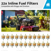 {{ 22x Inline Fuel Filters Suitable for Briggs and Stratton 691035 493629 16hp-24hp }} - Buy Car Parts Online at {{ Kaka Auto Parts }}.
