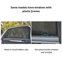 Car Window Magnetic Mesh Sun Shades Suitable For Mitsubishi Outlander 2021-2023