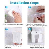 Air Conditioner Remote Control Holder Wall-Mounted Cover Storage Suitable For Universal White