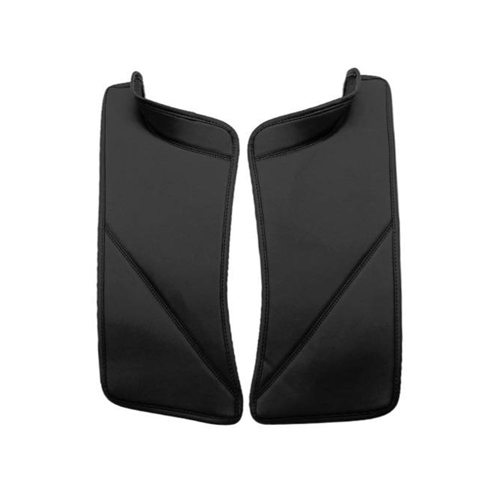 2x PU Rear Door Sill Protector Cover Pad Suitable For Tesla Model Y 2020-2022