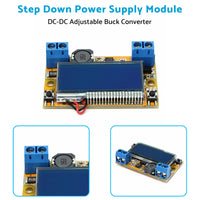 {{ DC-DC Adjustable Buck Converter Step Down Power Supply Module LCD with Shell }} - Buy Car Parts Online at {{ Kaka Auto Parts }}.