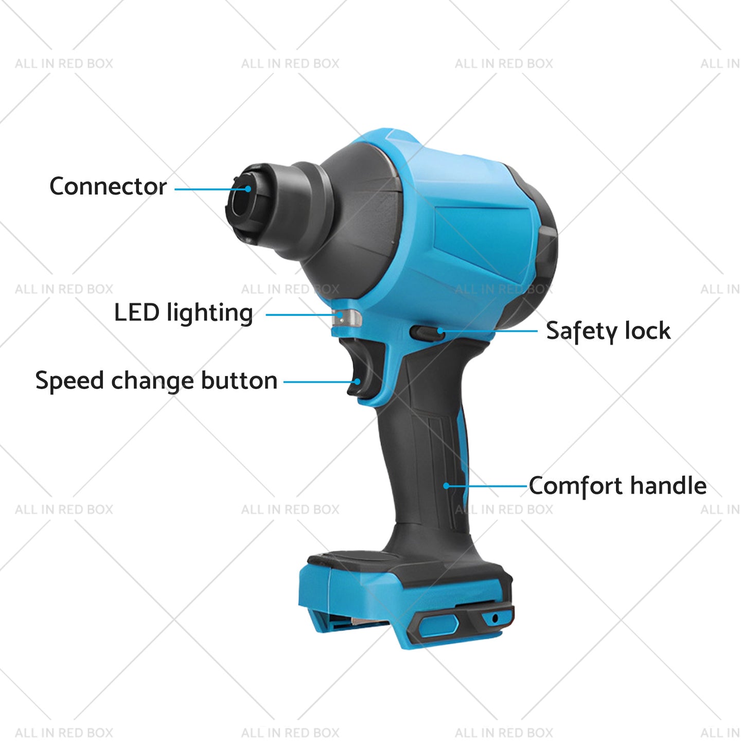 {{ For Makita 18V Battery Cordless Air Duster Dust Blower Inflator Vacuum Cleaner }} - Buy Car Parts Online at {{ Kaka Auto Parts }}.
