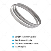 {{ BI METAL BIMETAL BAND SAW BANDSAW BLADE 1638mm x13mm x 14 TPI FOR METAL CUTTING }} - Buy Car Parts Online at {{ Kaka Auto Parts }}.
