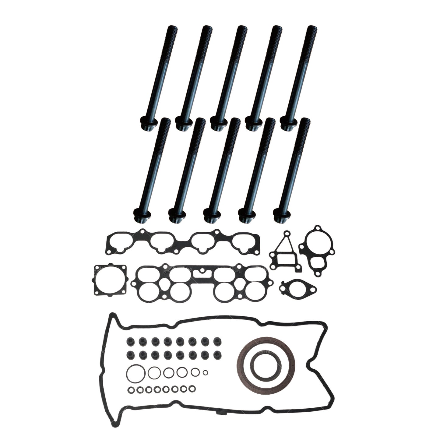 {{ VRS Head Gasket Kit & Bolt Set Suitable for Nissan Xtrail T30 2.5 QR25DE 2001-07 }} - Buy Car Parts Online at {{ Kaka Auto Parts }}.
