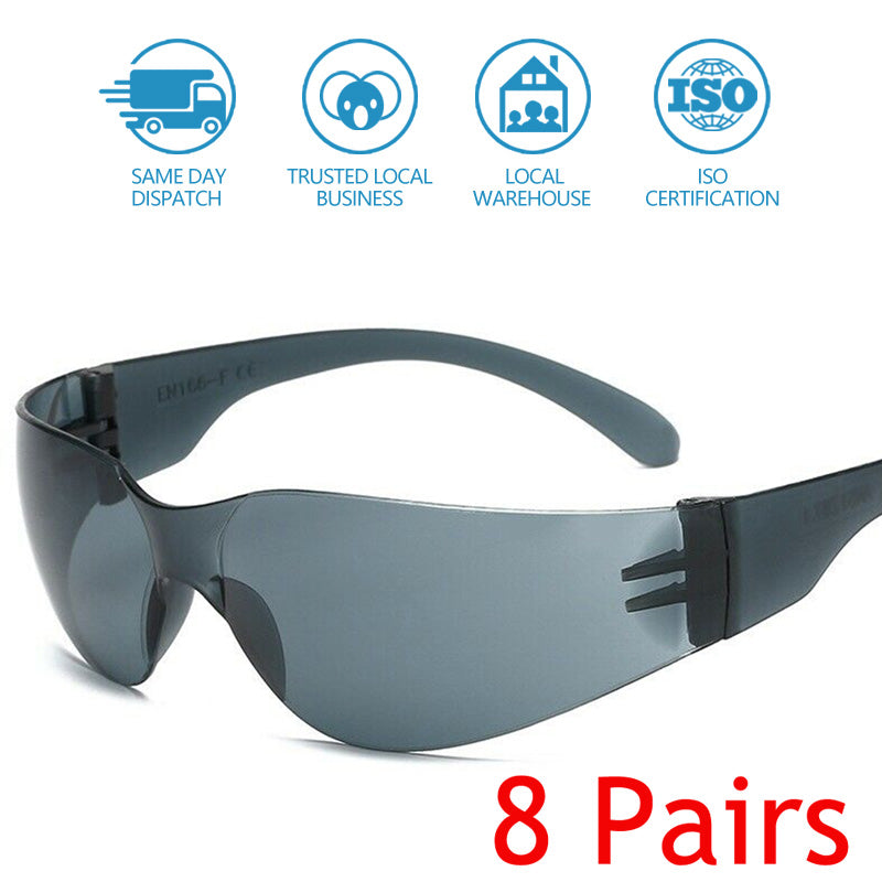 {{ 12 Pair Safety Glasses Tinted Hammer Smoke Lens Bulk Work Eye Protect Goggle }} - Buy Car Parts Online at {{ Kaka Auto Parts }}.