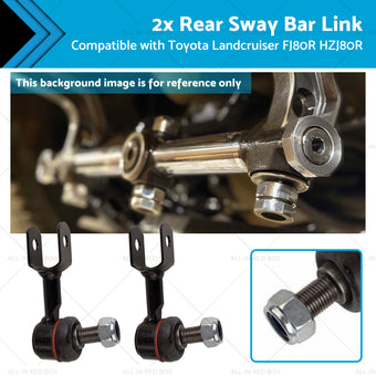 compare product 2x Rear Sway Bar Link Suitable for 92-19 Toyota Landcruiser FJ80R HZJ80R