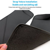 2x PU Rear Door Sill Protector Cover Pad Suitable For Tesla Model Y 2020-2022