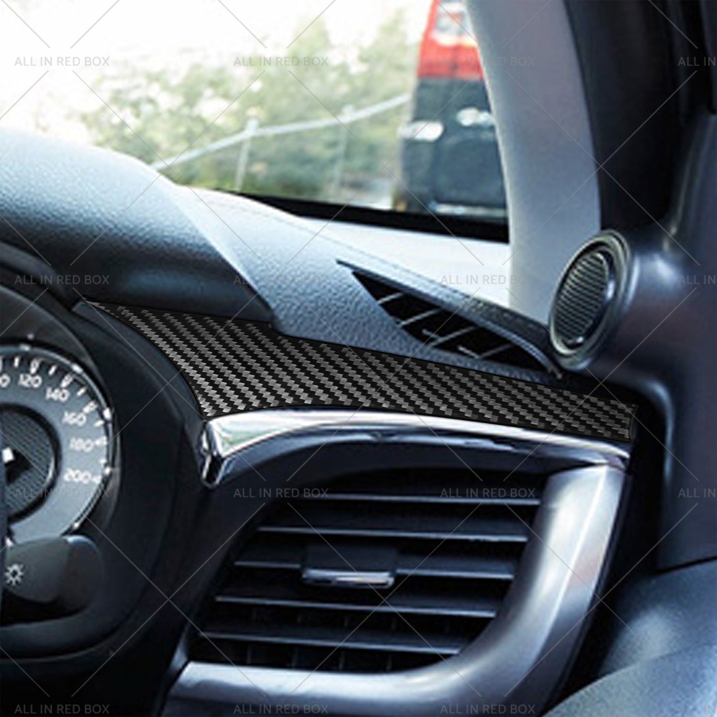 {{ Carbon Fiber Dashboard Sticker Trim Suitable For Toyota Hilux Revo 2015-2023 RHD }} - Buy Car Parts Online at {{ Kaka Auto Parts }}.
