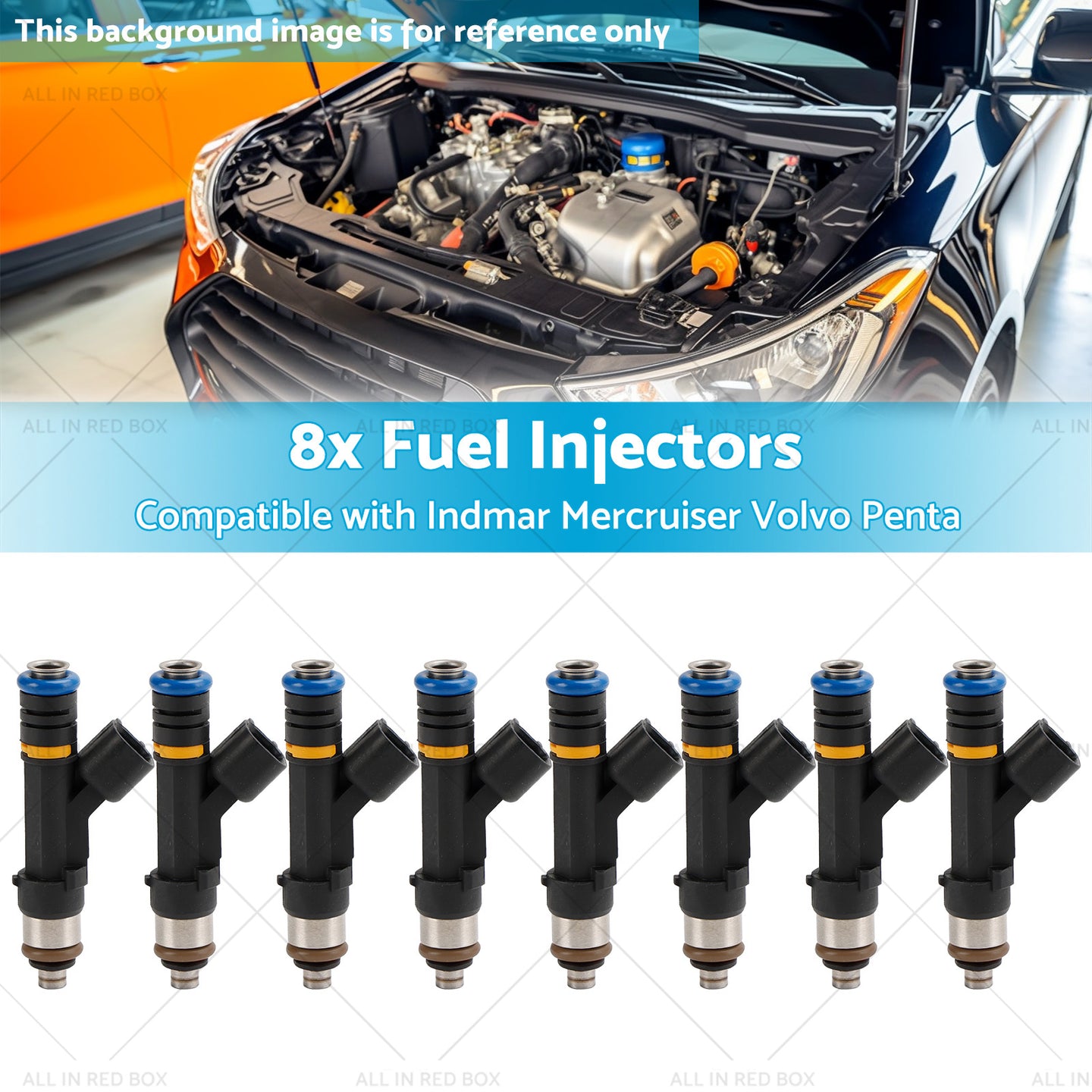 {{ 879312003 8x Fuel Injectors Suitable for Indmar Mercruiser Volvo Penta 07-13 }} - Buy Car Parts Online at {{ Kaka Auto Parts }}.