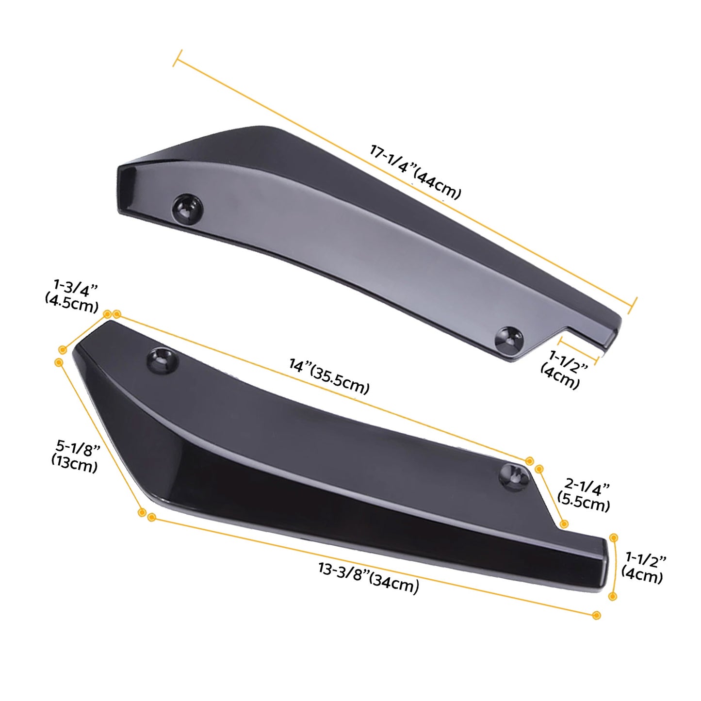 Rear Diffuser Suitable For Mitsubishi Lancer CJ / CF Sedan Bumper Spoiler
