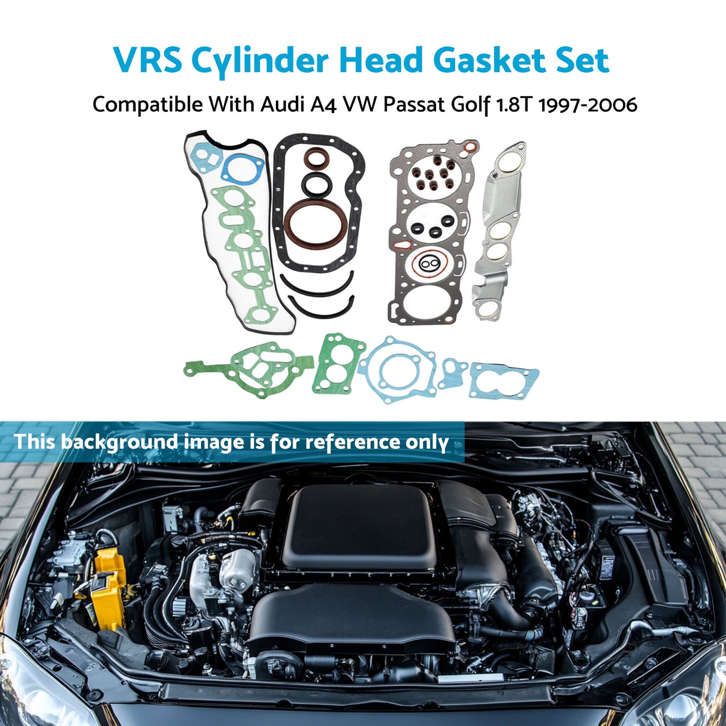 VRS Cylinder Head Gasket Set Suitable For Holden Rodeo TFS17 TFR17 2.6L 1988-1998