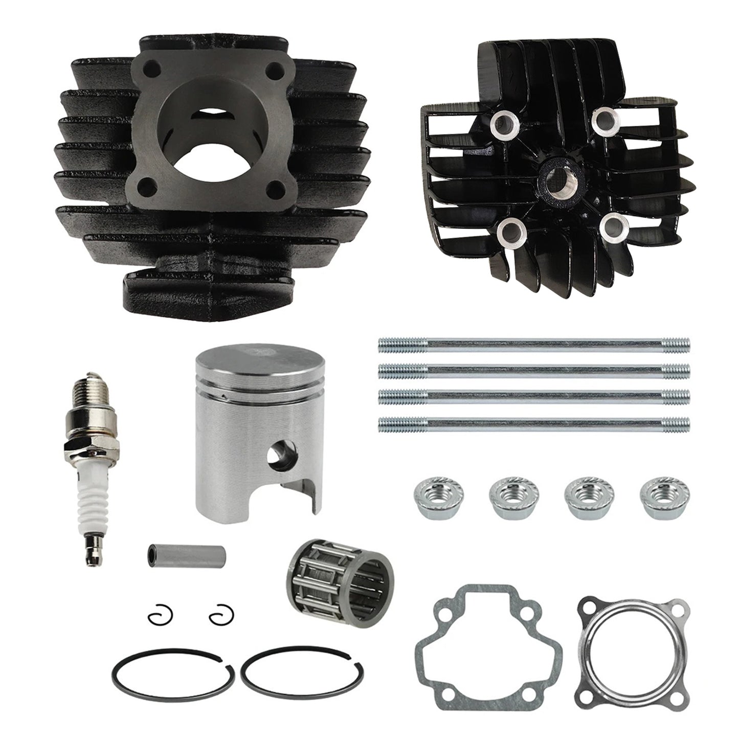 Rebuild Cylinder Head Bore & Piston Kit Suitable For Yamaha PW50 Peewee50