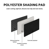 Non-Slip Dash Mat Suitable For Toyota Kluger XU75R GX GXL 2021-2023 Without HUD
