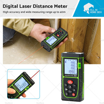 compare product 40m Handheld Digital Laser Distance Meter Finder Measure Tape Range Finder Tools