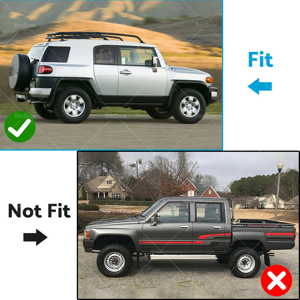 {{ 4x Door Auto Window Trim Moulding Belt Weatherstrip For Toyota 07-14 FJ Cruiser }} - Buy Car Parts Online at {{ Kaka Auto Parts }}.