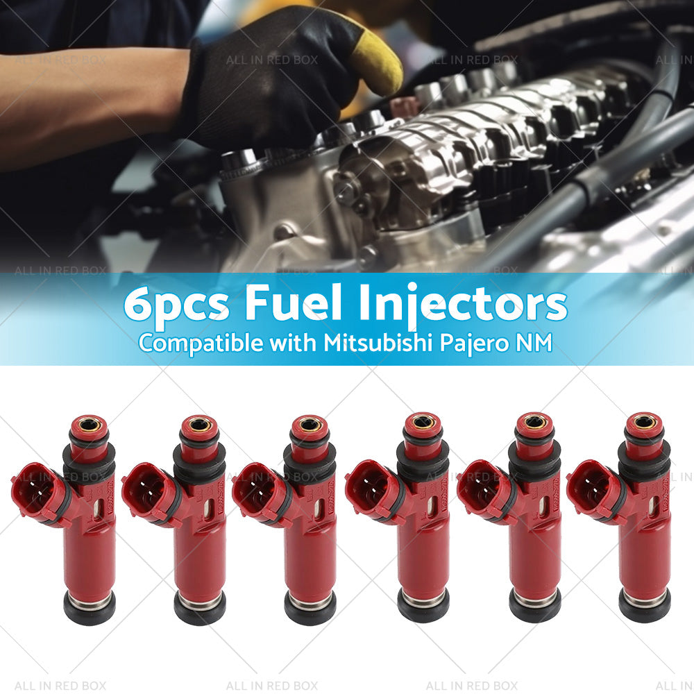 {{ 6PCS Fuel Injectors Suitable For Mitsubishi Pajero NM 6G74 3. 5 V6 00-04 MD357267 }} - Buy Car Parts Online at {{ Kaka Auto Parts }}.
