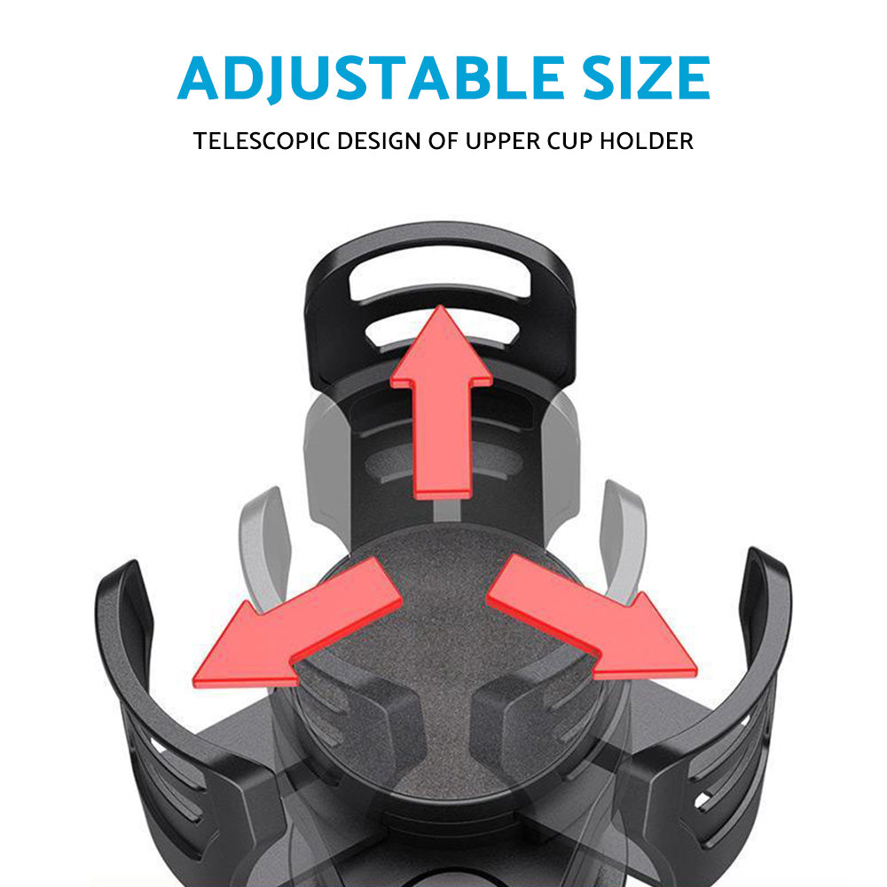 4-in-1 Adjustable Car Cup Holder Expander Adapter Tray for Drink Bottles