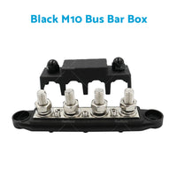 {{ 1x M8 or M10 DC 48V Studs Bus Bar Power Distribution Box Terminal Block Red or Black }} - Buy Car Parts Online at {{ Kaka Auto Parts }}.