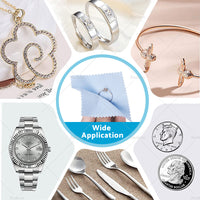 {{ 250PCS Jewelry Cleaning Cloth Wrapped For Silver Gold Brass Coin Ring }} - Buy Car Parts Online at {{ Kaka Auto Parts }}.