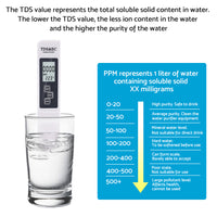 {{ PH Meter TDS PPM Meter Soild PH Tester 3 in 1 for Home Water and Garden Soil Use }} - Buy Car Parts Online at {{ Kaka Auto Parts }}.