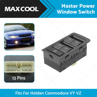 {{ Grey Master Power Window Switch 13 Pins for Holden Commodore VY VZ 2002-2007 }} - Buy Car Parts Online at {{ Kaka Auto Parts }}.