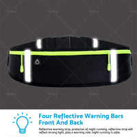 {{ Waterproof Running Hiking Sport Bum Bag Travel Money Phone Belt Waist Zip Pouch }} - Buy Car Parts Online at {{ Kaka Auto Parts }}.