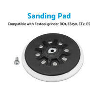 6 Inch 17 Holes Backing Pad Sanding Suitable For Festool Grinder RO1 ES150 ET2
