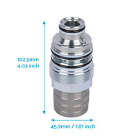 Suitable For Bobcat Hydraulic Female Flat Face Quick Coupler 6680018 46mm 1-13/16 Inch