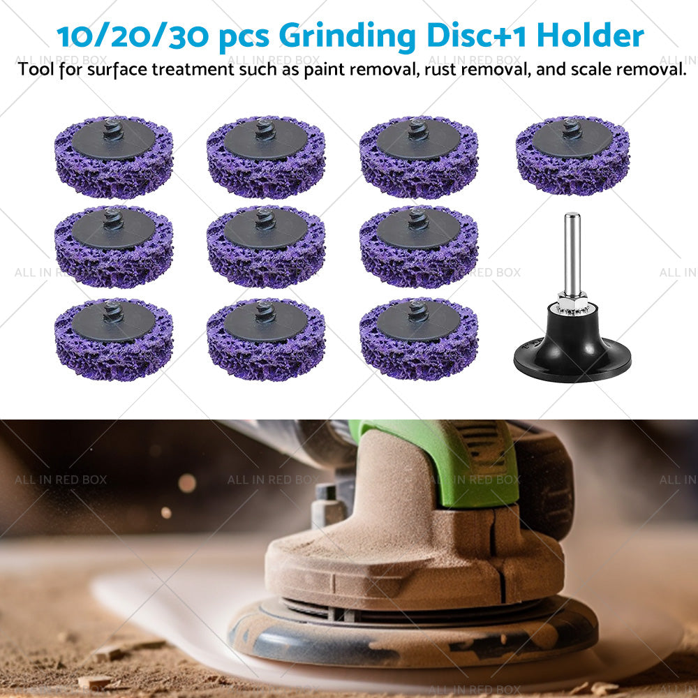 {{ 10/20/30PCS 50mm Poly Strip Disc Wheel Paint Rust Removal For Angle Grinder }} - Buy Car Parts Online at {{ Kaka Auto Parts }}.