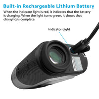 1200M Laser Golf Range Finder With Slope On/Off, LCD Display & Vibration