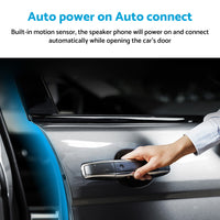 Wireless Car Bluetooth Handsfree Speaker Phone With Sun Visor Clip Black