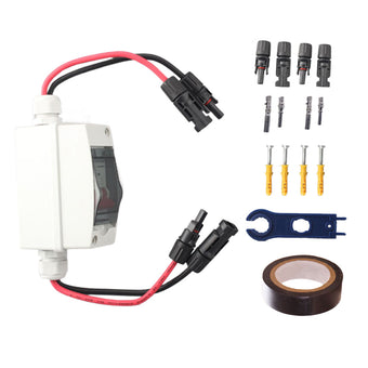 compare product PV Isolator Switch DC 500V 32A IP65 Disconnect Circuit Breaker Suitable for Solar-Panels