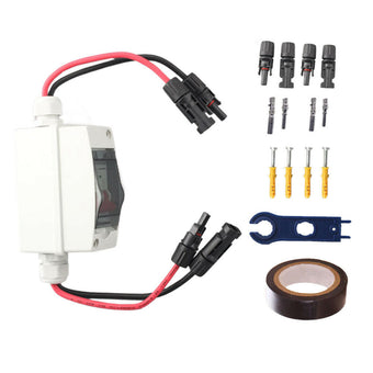compare product PV Isolator Switch DC 500V 32A IP65 Disconnect Circuit Breaker Suitable For Solar Panels