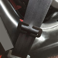 2x Locking Clip Metal Automotive Type Car Safety Seat Belt Steel Adjuster