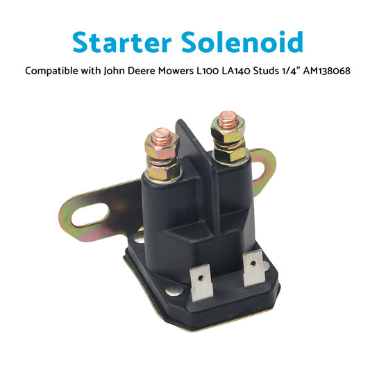 Starter Solenoid Suitable For John Deere Mowers L100 LA140 Studs 1 or 4 inch  AM138068