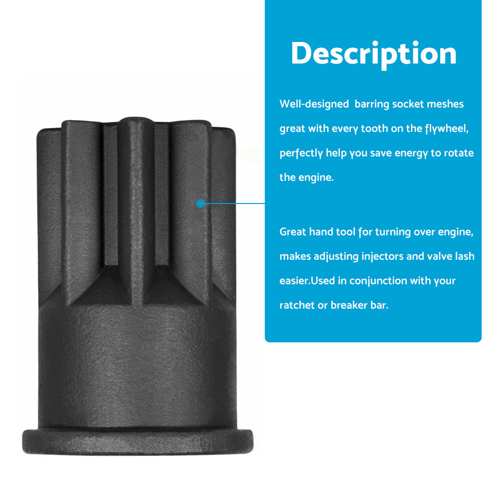 Timing Pin & Injector Height Tool Barring Socket Set Suitable For Cat 3406E C-15 C-16