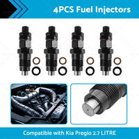 {{ 4PCS Diesel Fuel Injectors Suitable For Kia Pregio 2. 7L 105078-0140 }} - Buy Car Parts Online at {{ Kaka Auto Parts }}.