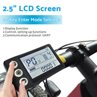 LCD Display Suitable For Electric Bike S866 24V/36V/48V – Waterproof Plug Fit For Ebike & Scooter