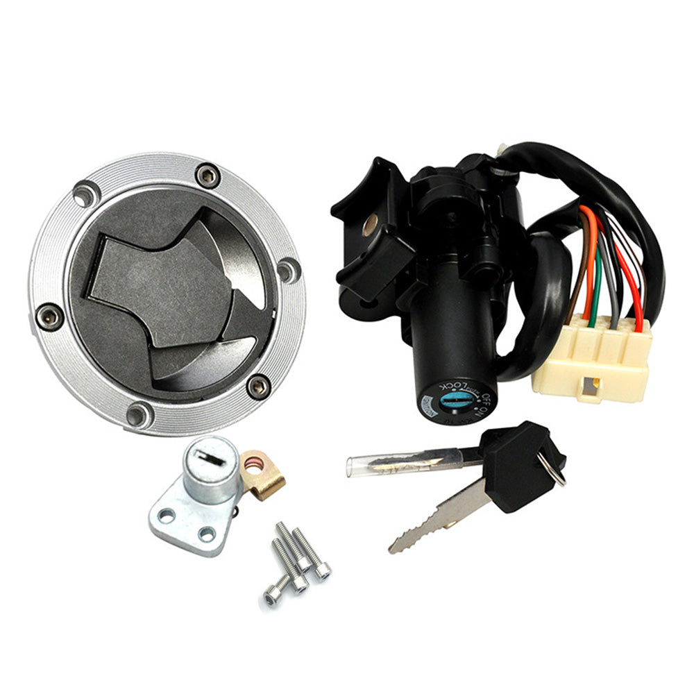 Ignition Switch, Lock & Gas Cap Key Set Suitable For Kawasaki EX250 Ninja 250