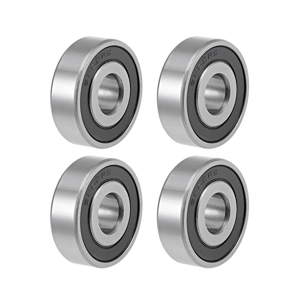 4x 6202-16-2RS Ball Bearings 16x35x11mm Double Sealed Chrome Steel Suitable For Various Applications