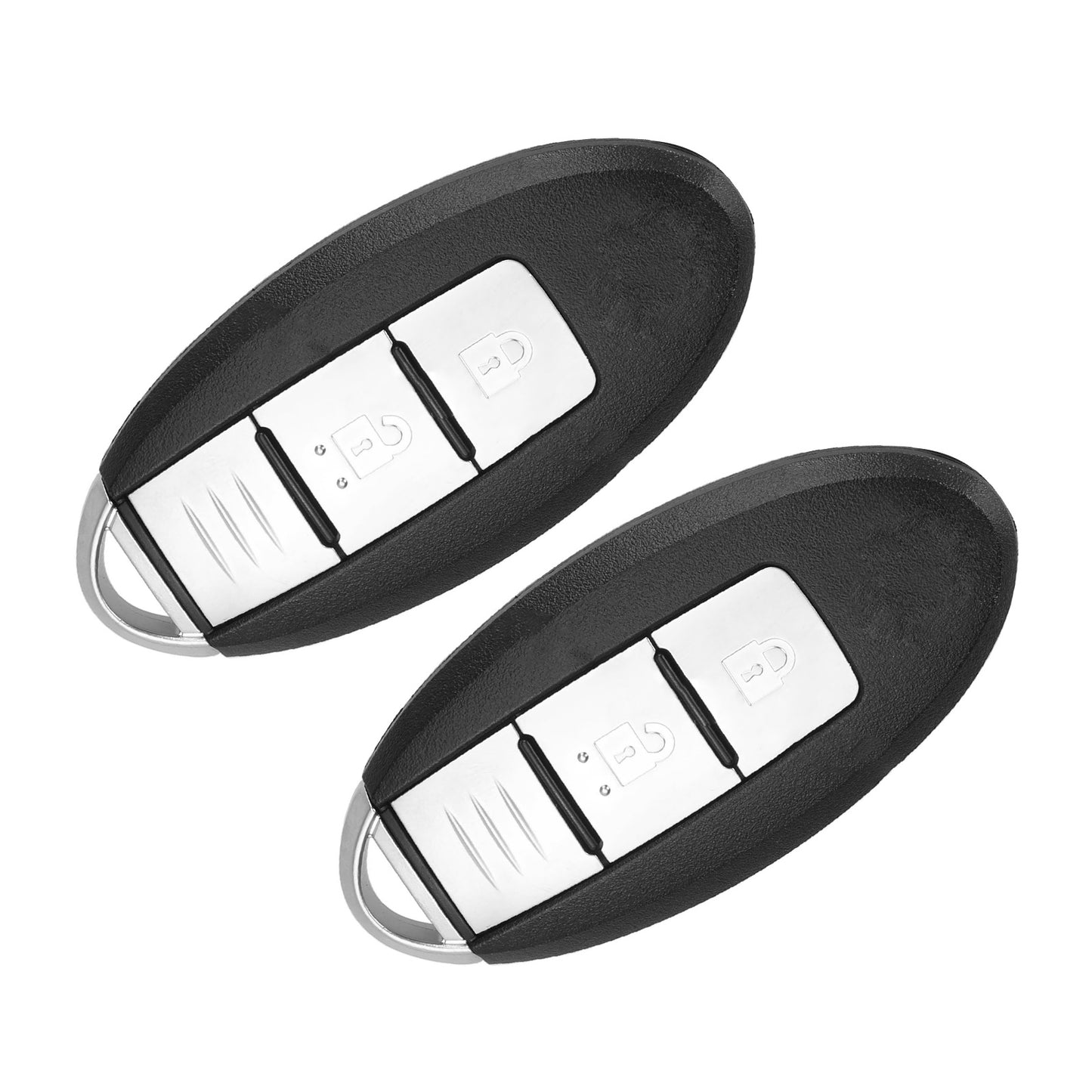 2x 433MHz 2 Buttons Chip Smart Remote Key Fob Suitable For Nissan Navara Cube