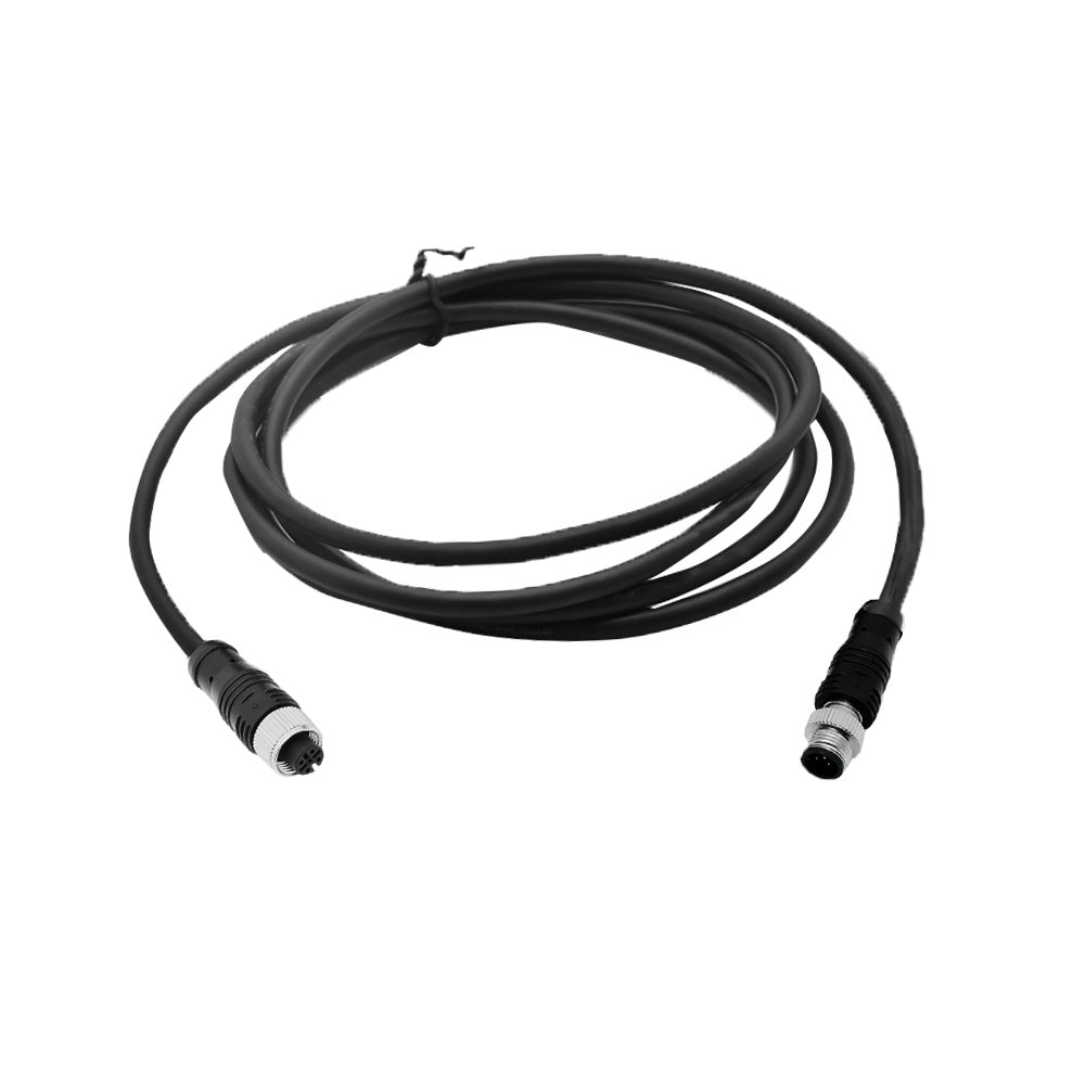 5-Core Black 2m NMEA2000 Cable with Female Straight Head to Male Straight Head NMEA2000 Drop Cable