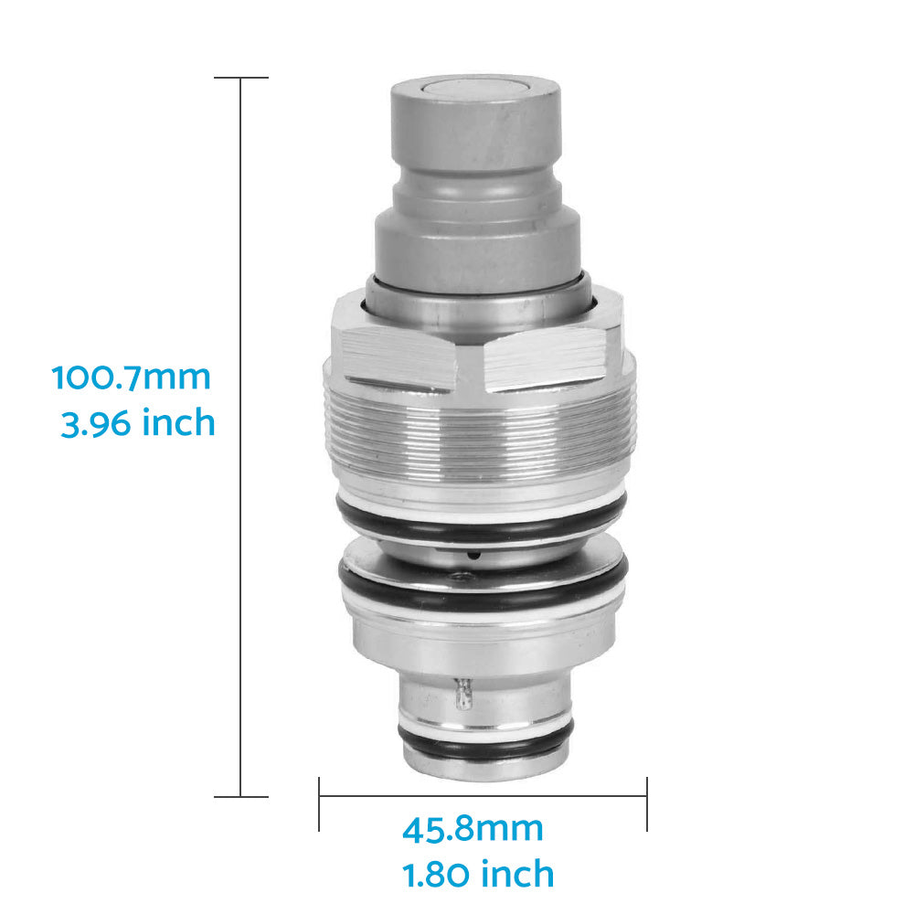 {{ For Bobcat Male Hydraulic Flat Face Quick Coupler 6679837 46mm 1 13 or 16 inch  thread }} - Buy Car Parts Online at {{ Kaka Auto Parts }}.