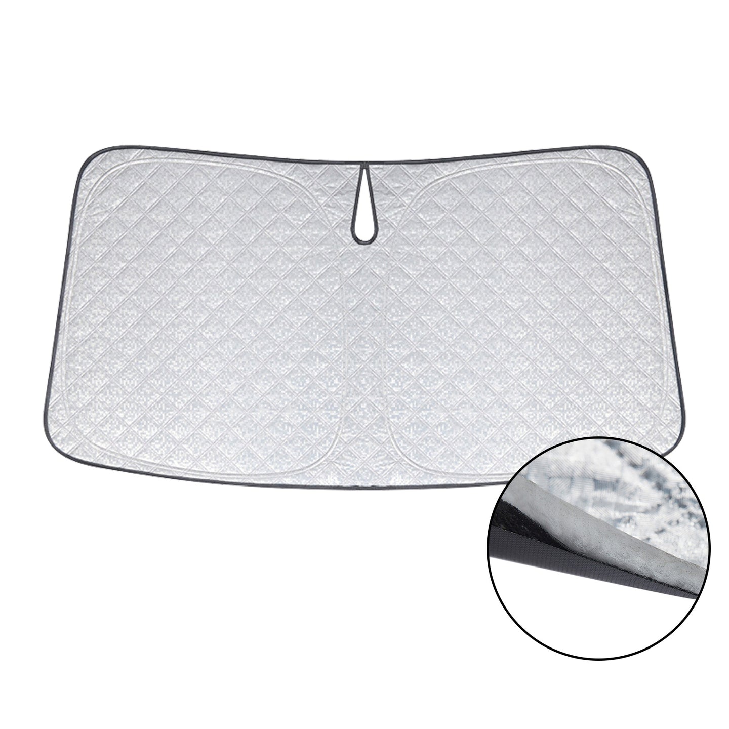 {{ 6 Layer Thick WindScreen Sun Shade Suitable for Toyota Prado 24-25 UV Protection }} - Buy Car Parts Online at {{ Kaka Auto Parts }}.