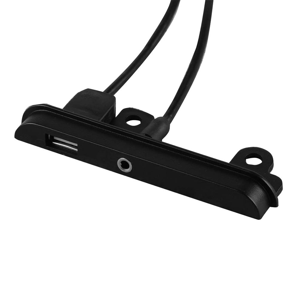 2 DIN Fascia Dash Kit with Side Trims, Brackets, USB & AUX Port Suitable For Toyota