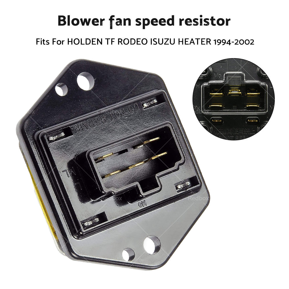 {{ Blower Fan Motor Heater Fan With Resistor Fits for Holden Rodeo TF 1996 to 2002 }} - Buy Car Parts Online at {{ Kaka Auto Parts }}.